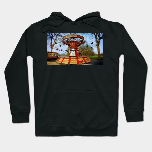 Fairground ride Hoodie by kathyarchbold